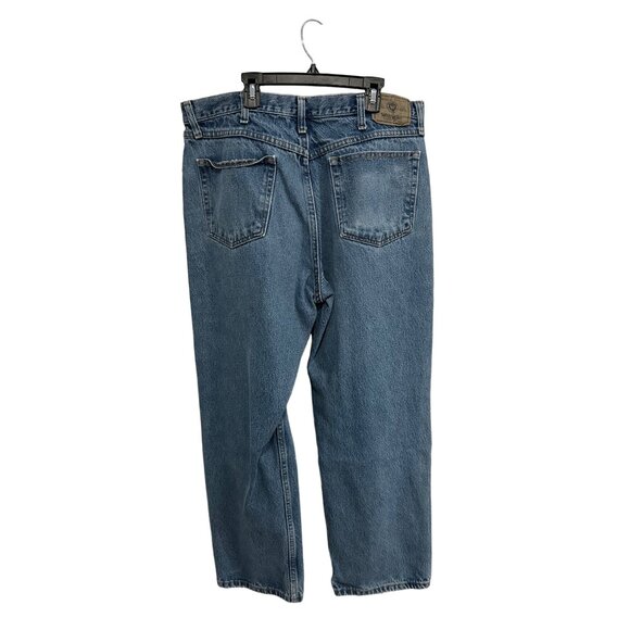 Wrangler Mens Regular Fit Blue Denim Jeans Size 38x30 - Picture 2 of 8